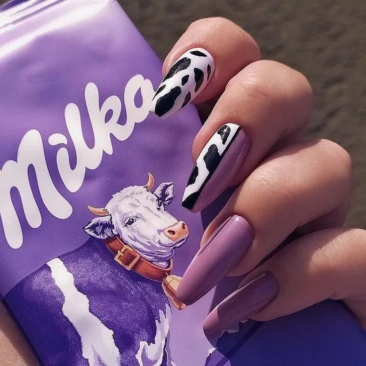 Красивый маникюр 2024 для подростка Пин от пользователя Anny Koran на доске Yellow and pink nails Фиолетовые ногти, 