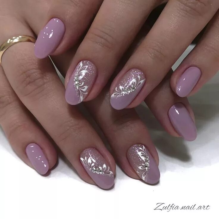 Красивый маникюр 2024 фото дизайн ногтей Идеи дизайна ногтей - Фото OK.RU Mauve nails, Stylish nails, Pretty nails