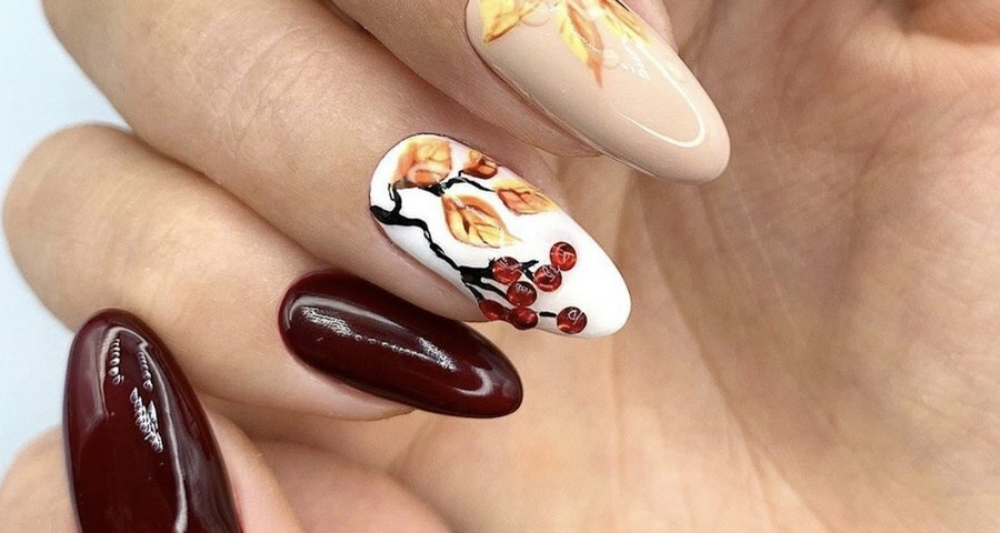 Красивый маникюр 2024 года новинки осень Manicure and pedicure studio Bordo, nail salon, Rostov-on-Don, Severniy Microdis