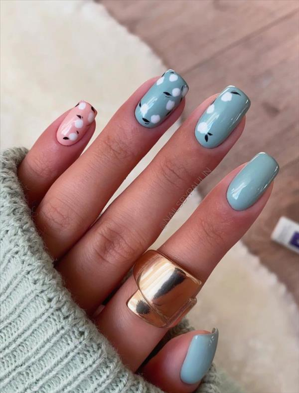 Красивый маникюр 2024 короткие Pin on Short square nails design