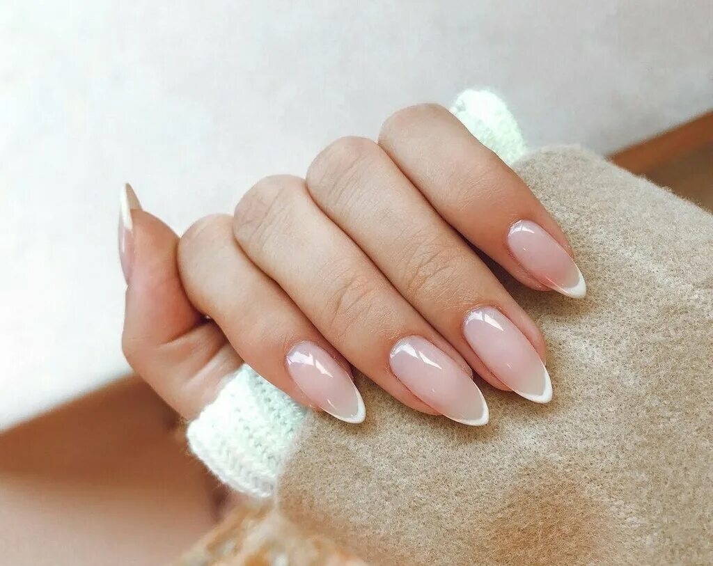 Красивый маникюр 2024 миндаль френч Pilki, nail salon, Уфа, проспект Октября, 15 - Yandex Maps