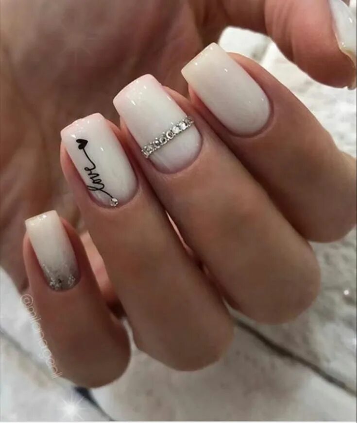 Красивый маникюр 2024 на короткие ногти квадрат Pin on Tırnak fikirleri in 2024 Short square nails, Square nail designs, Trendy 