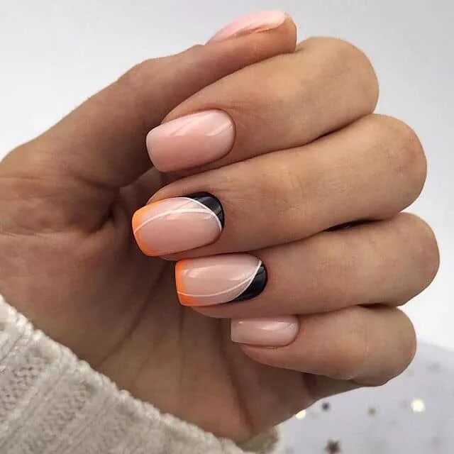 Красивый маникюр 2024 на короткие ногти квадрат 55 Stunning Short Nail Designs to Inspire Your Next Manicure - The Cuddl Short a