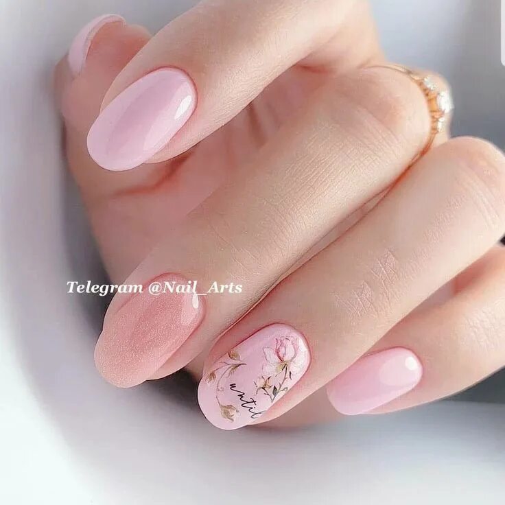 Красивый маникюр 2024 нежный новинки Pin by Надежда Юрьева on идеи Floral nails, Gel nails, Nail designs