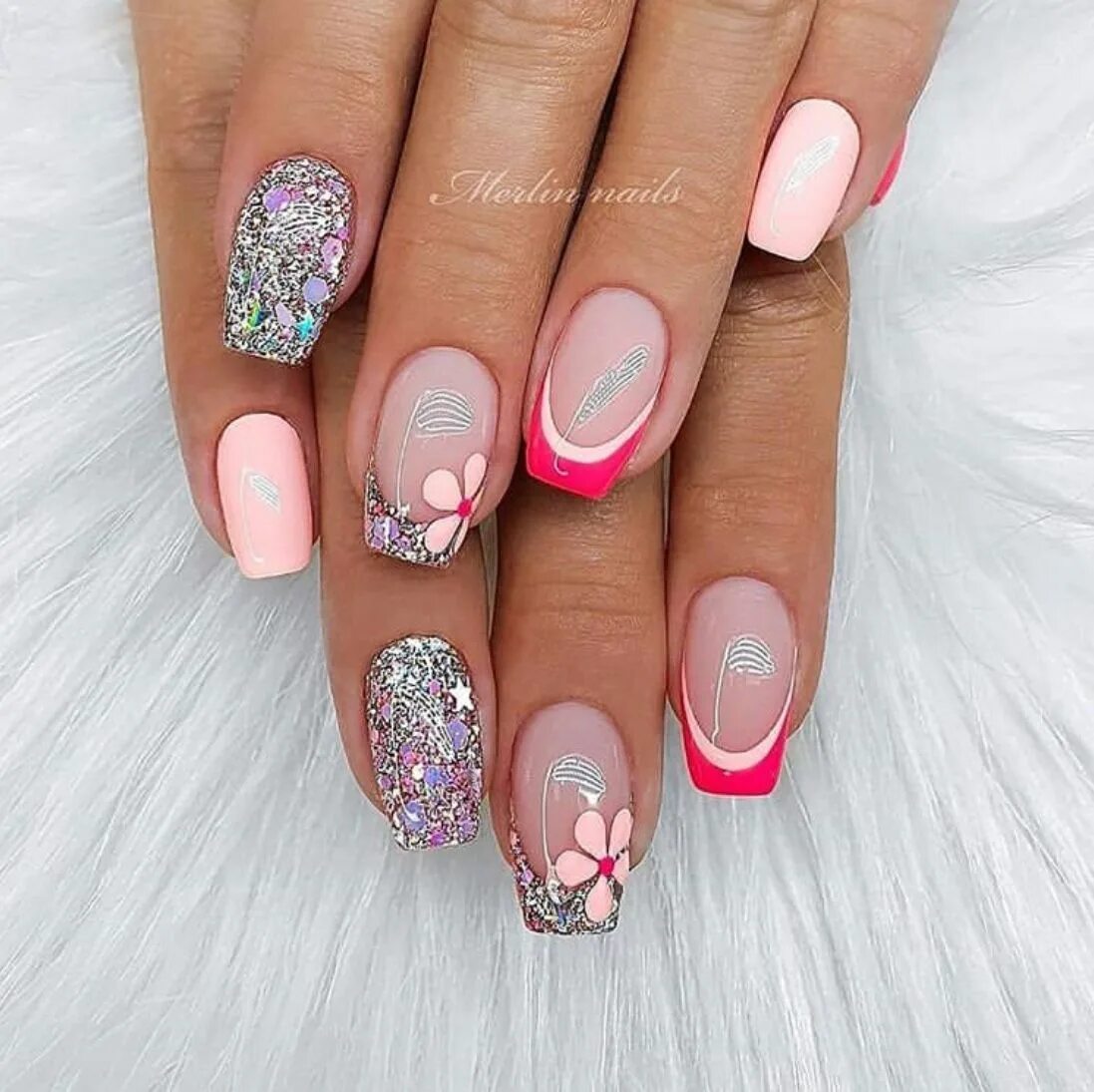 Красивый маникюр 2024 новинки 40+ Stunning Coffin Nail Designs You Should Do - The Glossychic Nail color trend