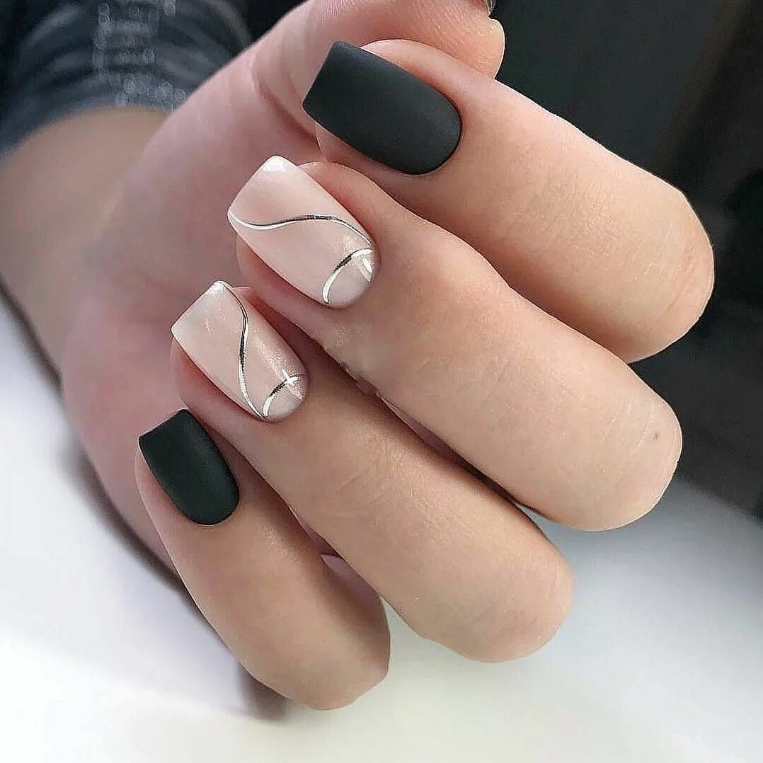 Красивый маникюр 2024 новинки фото квадрат 90 Everyday Nail Art Ideas 2019 in our App Manicura de uñas, Manicura, Uñas de m