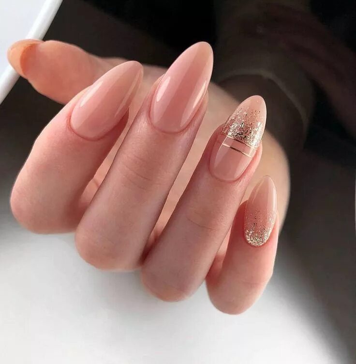 Красивый маникюр 2024 нюдовые Pin de Анна Флорова en Nails Manicura de uñas, Uñas postizas de gel, Manicura