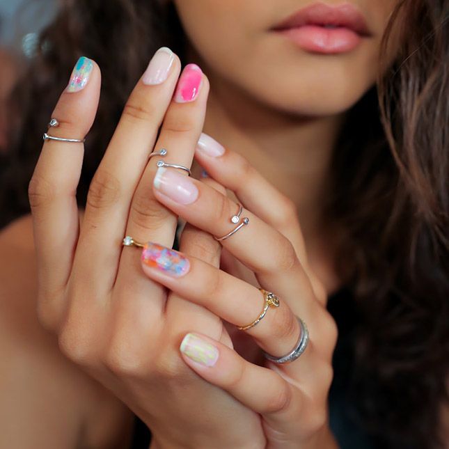 Красивый маникюр 3 Дитя природы Wedding manicure, Cool nail designs, Nail designs spring