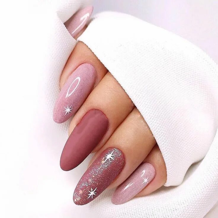 Красивый маникюр 60 Pink sky Ногти, Маникюр, Дизайнерские ногти