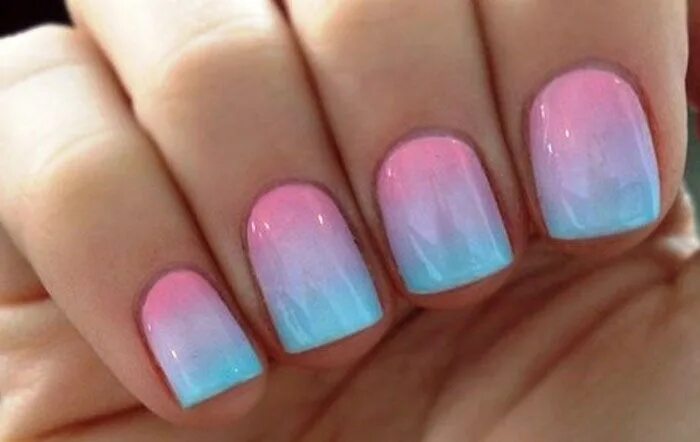 Красивый маникюр амбре Маникюр 2016 модные тенденции фото Kids nail designs, Nails, Nail trends