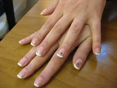 Красивый маникюр без наращивания French Manicure Manicure, Heart nails, Manicure at home