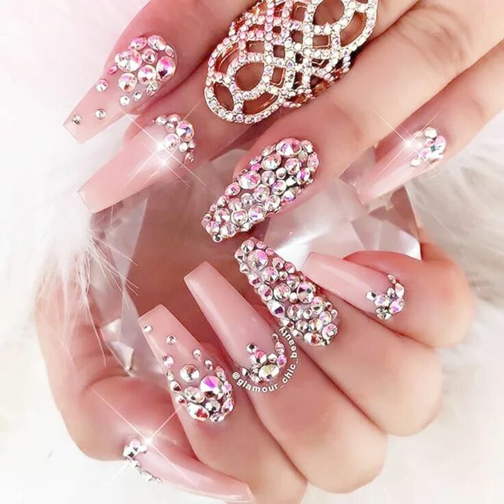 Красивый маникюр без страз Face Gems, UnityStar 900 PCS Self-Adhesive Rhinestone Stickers Sheets Embellishm