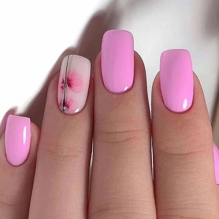 Красивый маникюр без цвета Pin on Маникюр/Manicure Pink nail art designs, Pink nail art, Pink nails