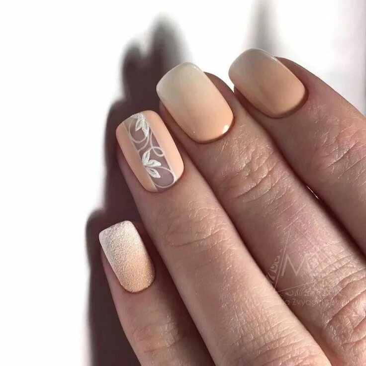 Красивый маникюр бежевые тона Pin by Iva on manicure ideas Gel nails, Beauty nails, Beige nails design