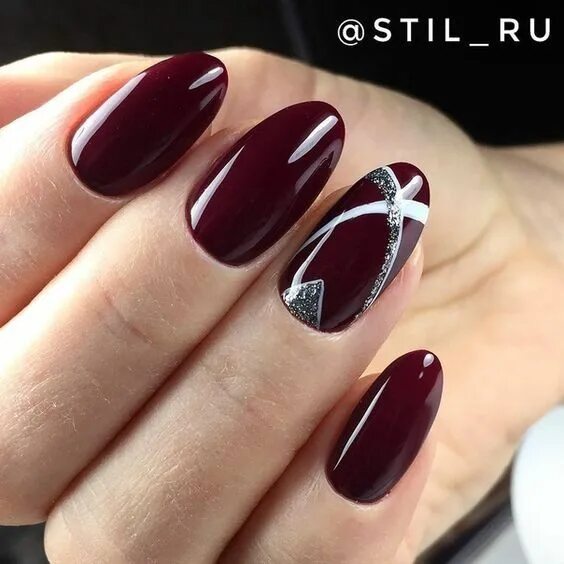 Красивый маникюр бордо Pin on 2024 gel nail designs in 2024 Red nail designs, Manicure, Classy nails