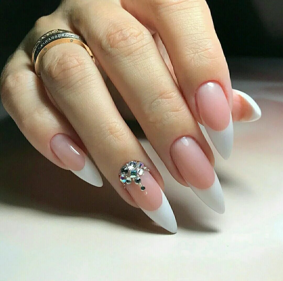 Красивый маникюр длинные ногти френч Pin by Kelsey566 on Идеи для ногтей Stylish nails, Nail designs, Pretty acrylic 