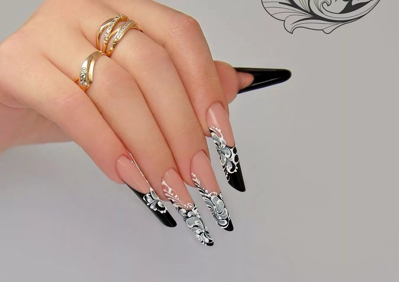 Красивый маникюр длинные ногти френч Pin by Jurgita on Negler Fancy nails, Manicure, Cute acrylic nails