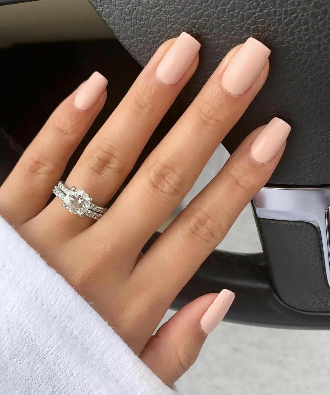 Красивый маникюр длинный квадрат 100 Beautiful wedding nail art ideas for your big day Blush pink nails, Bride na