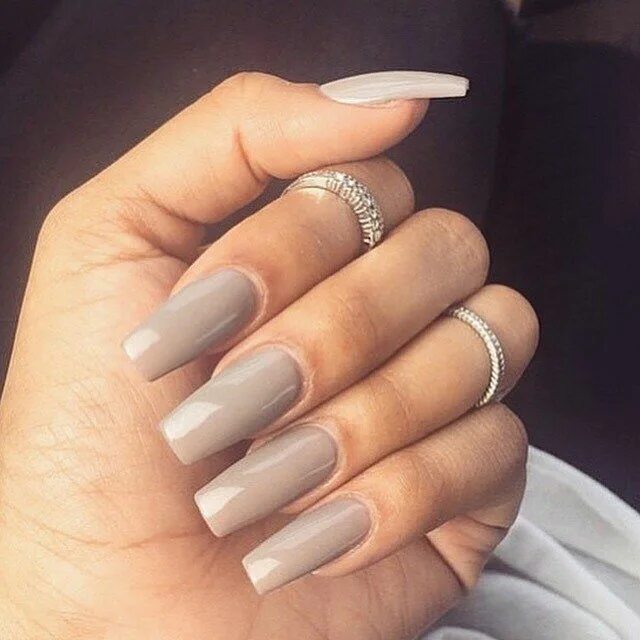 Красивый маникюр длинный квадрат Glamzery Tapered square nails, Long square nails, Shiny nails designs
