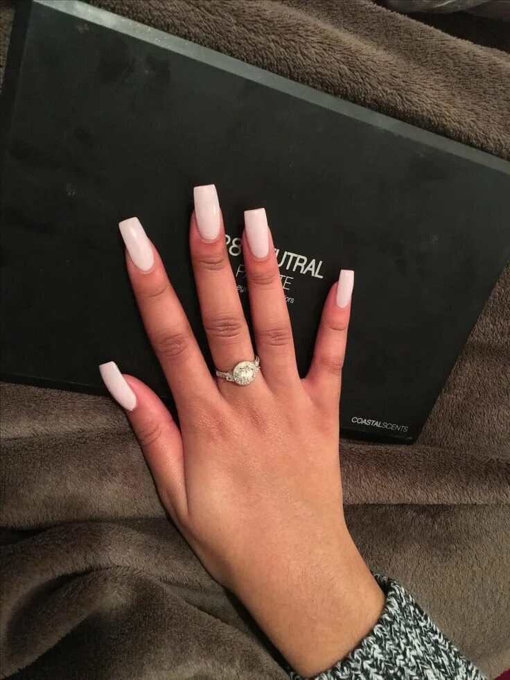 Красивый маникюр длинный квадрат baby pink square nails Pink acrylic nails, Square nails, Light pink acrylic nail