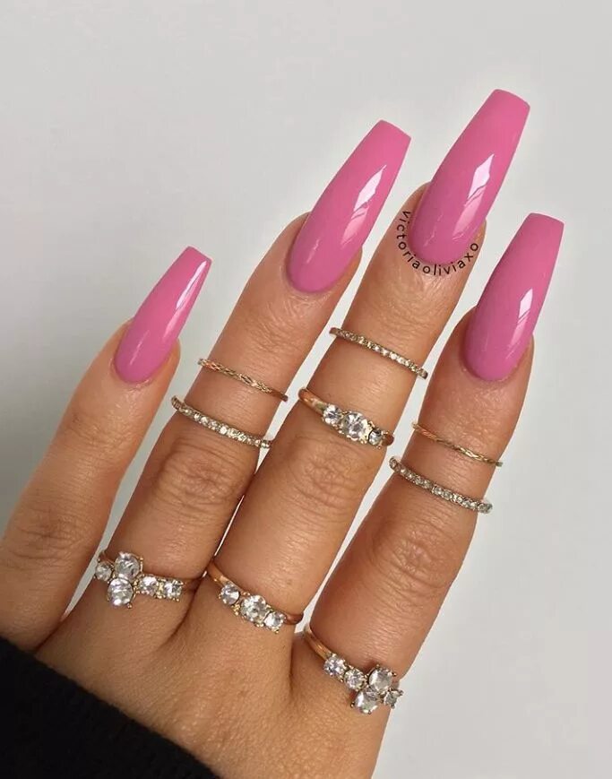 Красивый маникюр длинный квадрат 80+ Elegant Nude Coffin Nails Design For Long Nails That Anyone Can Pull Off - F