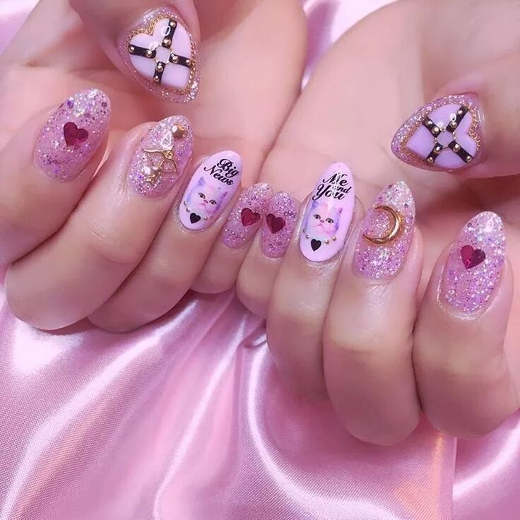 Красивый маникюр для 10 лет 35 Unique and Stylish 3d Nail Design to Upgrade Your Style Розовые ногти, Модные
