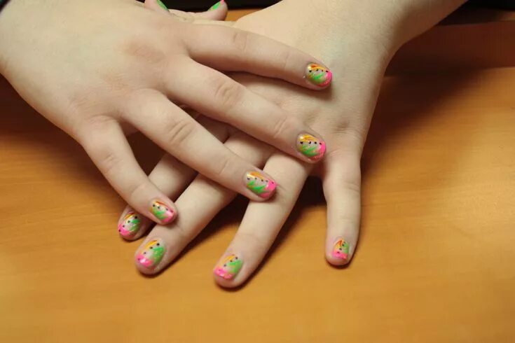 Красивый маникюр для 10 лет 21 Awesome Nail Designs for Long Nails - Nails Designs For Kids Simple nail art 