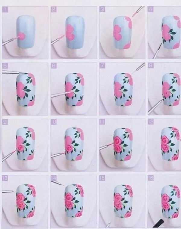 Красивый маникюр для начинающих Nail art Tutorial http://bit.ly/R3sUPW #Nailart #perfectnailart #patternmatchpol