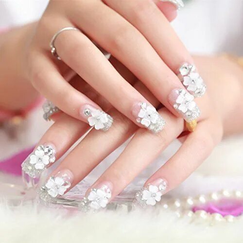 Красивый маникюр для невесты Pin di Wedding Nails for Bride