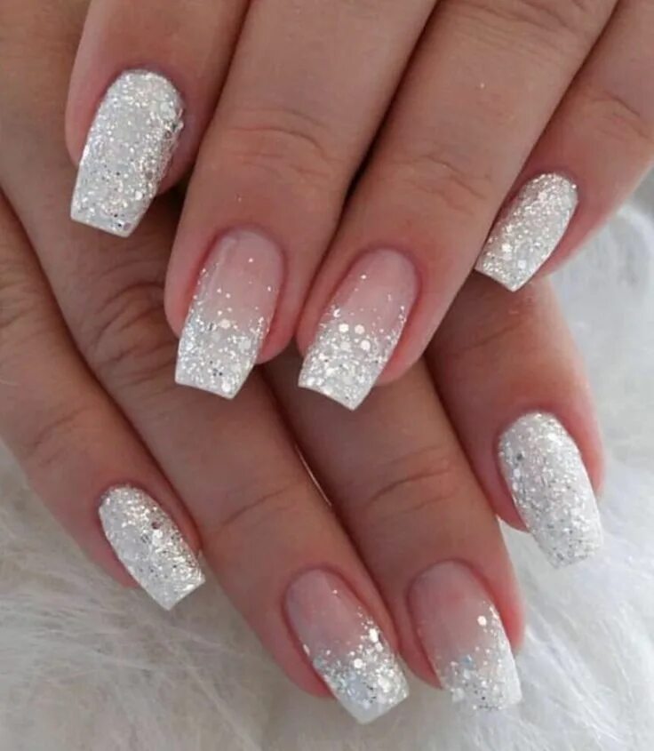 Красивый маникюр для невесты ad) Stylish Winter Short Square Nail Designs To Copy This Stylish nails, Gel nai