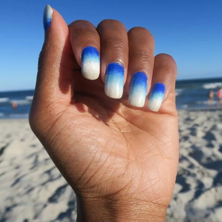 Красивый маникюр для отдыха на море Summer 2017 Nail Polish Color Trends Instagram Photos Summer 2017 nails, Ocean n