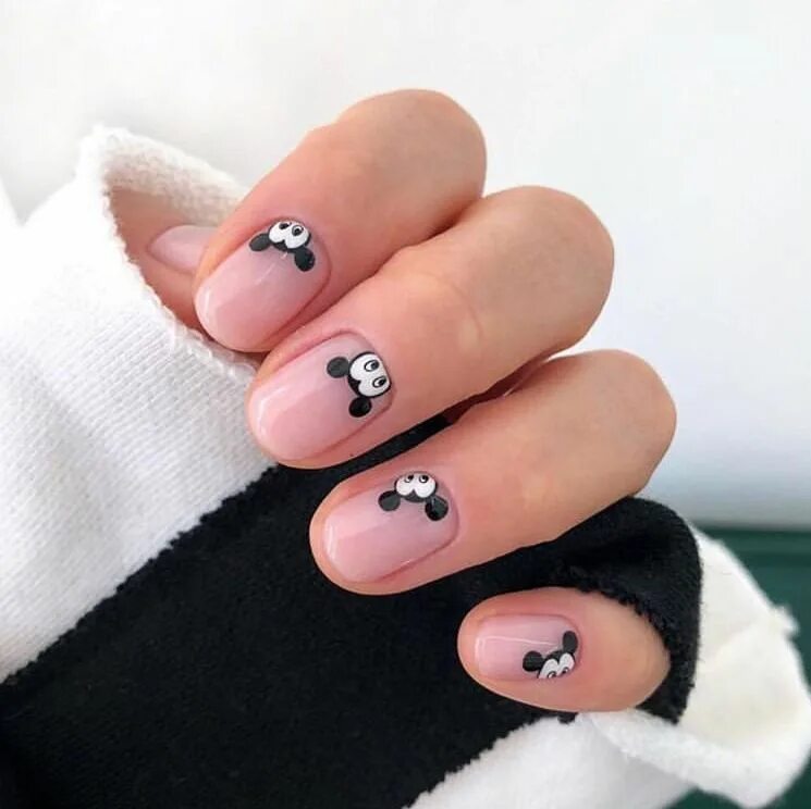 Красивый маникюр для подростков Peeping Mickey mouse 456411743486704782 Mickey nails, Perfect nails, Nail art