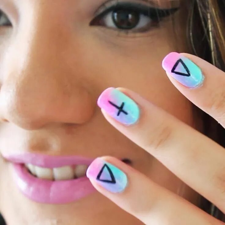 Красивый маникюр для подростков HelloMaphie Natural nail designs, Nail designs 2017, Nail designs
