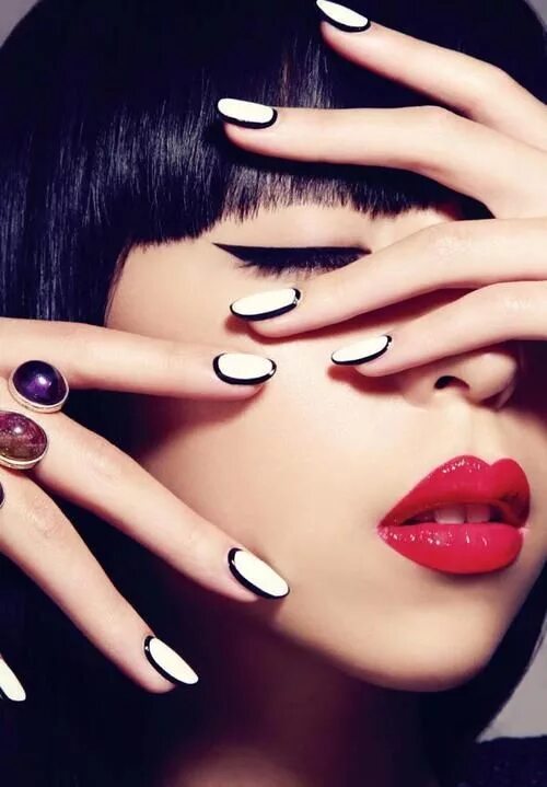 Красивый маникюр для женщины Pin on Change your nails Border nails, Nail trends, Nails inspiration