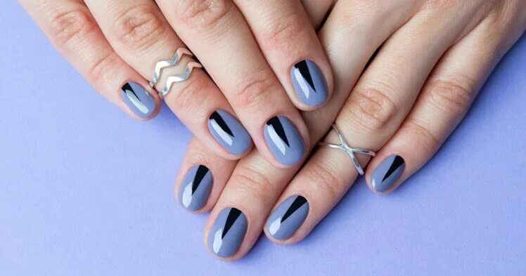 Красивый маникюр двухцветный 5 Easy Nail Art Designs and Ideas for 2024 - The Frisky