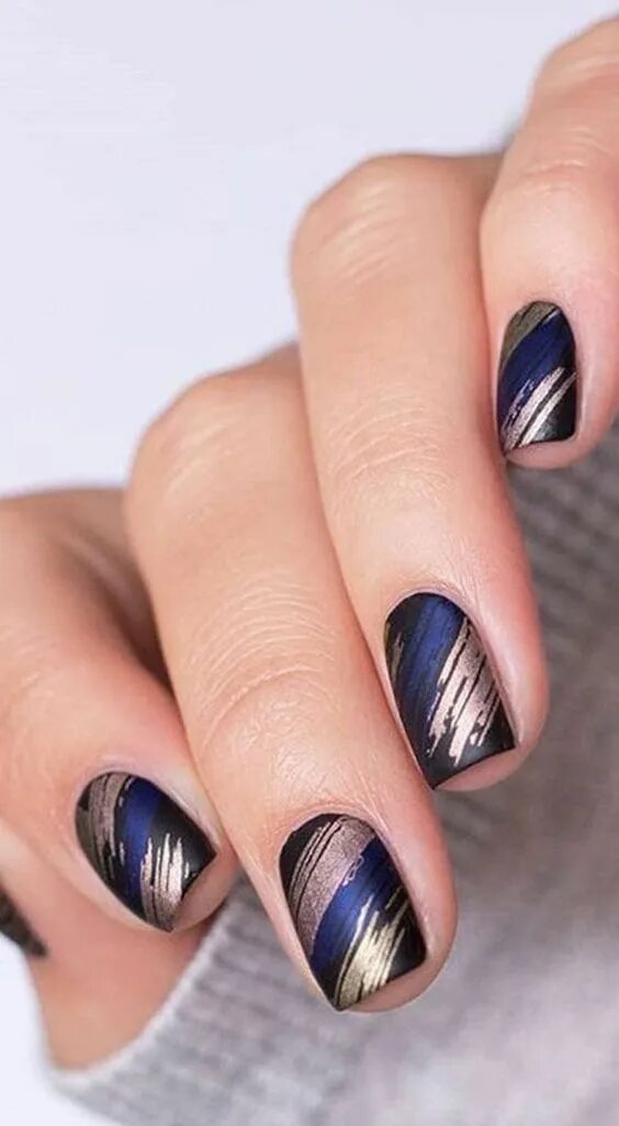 Красивый маникюр двухцветный Pin on Nail Art Winter