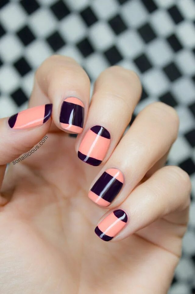 Красивый маникюр двухцветный Upgraded French Manicure Tutorial Nail art 2014, Nail trends, Chic nails