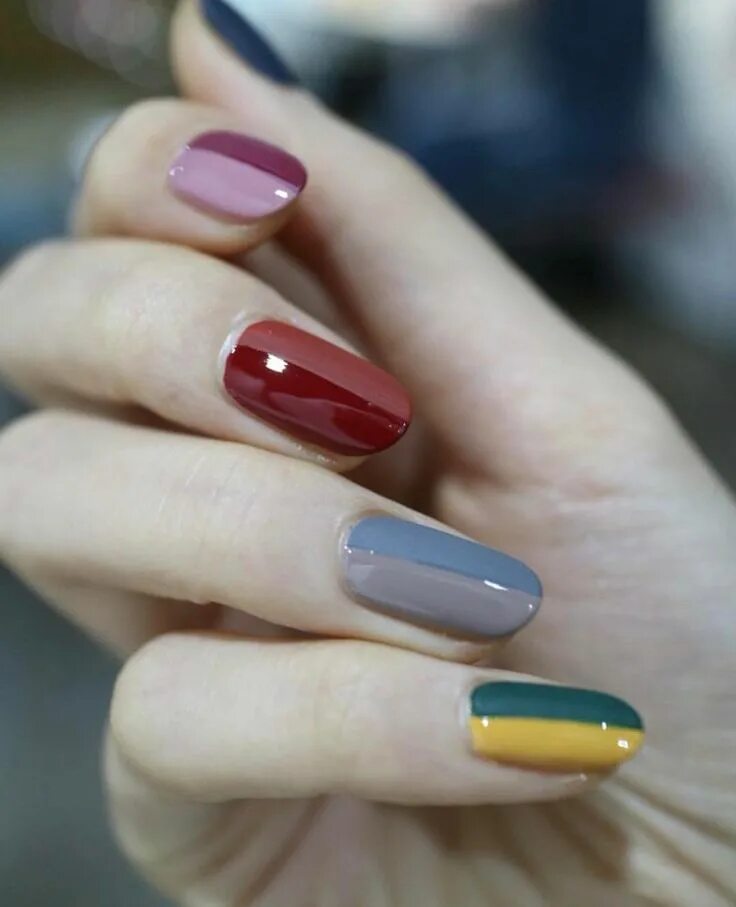 Красивый маникюр двумя цветами See this Instagram photo by @jasoncampbellstudio * 22.4k likes Nail colors, Nail
