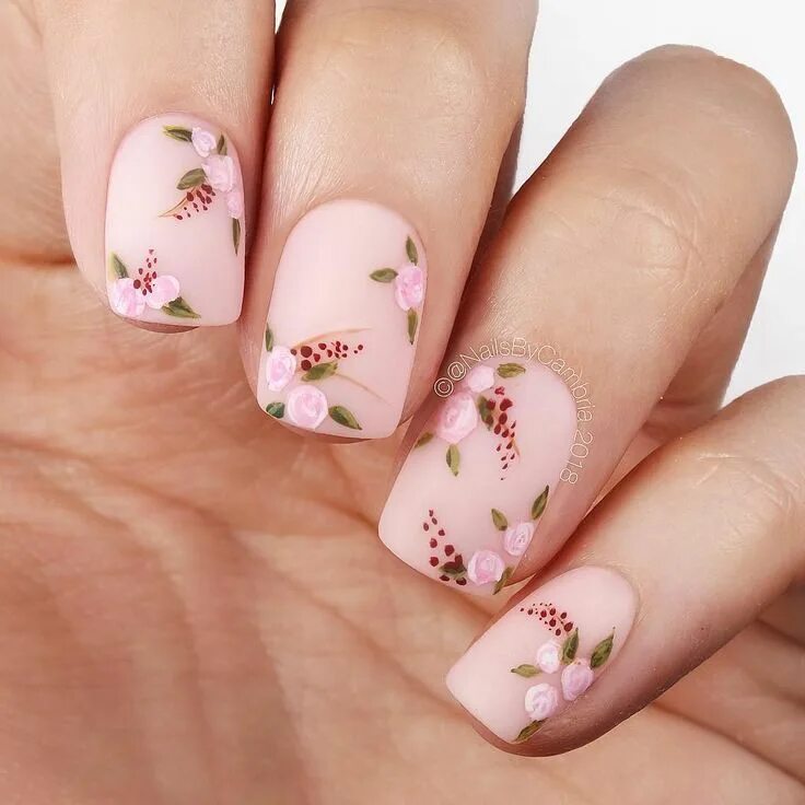 Красивый маникюр фото нежный с рисунком 12.5k Likes, 110 Comments - NAILS BY CAMBRIA (@nailsbycambria) on Instagram: "Da