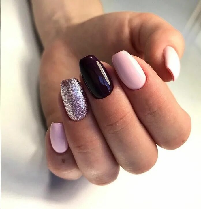 Красивый маникюр фото самый красивый однотонный Пин на доске ongles Маникюр, Маникюр со стразами, Длинные ногти