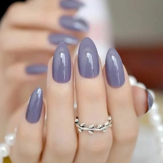 Красивый маникюр фото самый красивый однотонный Amazon.com: Oval Nails - All Discounts / Nail Polish & Decoration Products / Foo