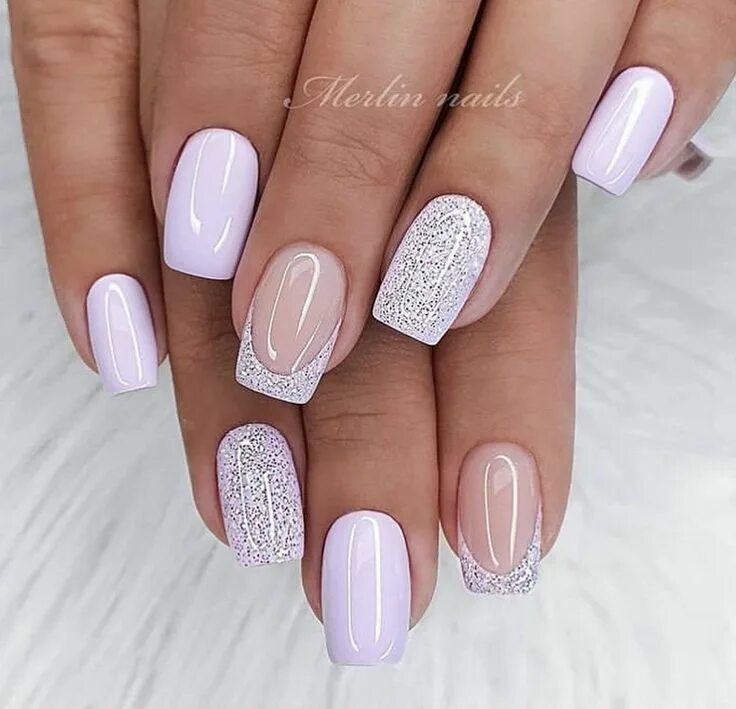 Красивый маникюр фото самый нежный Pin on Nails Acrylic nails, Nail art, Glitter gel nails