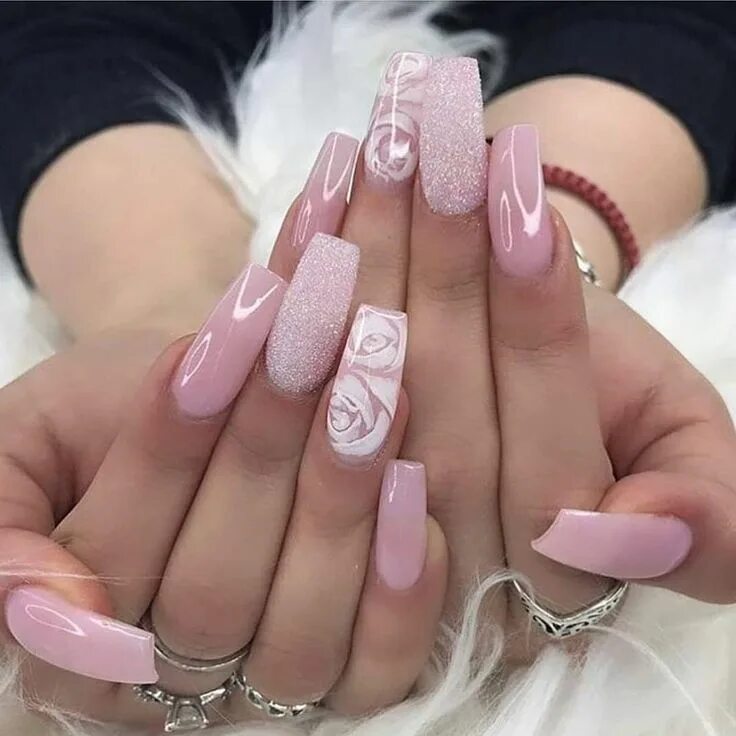 Красивый маникюр фото самый нежный Beautiful nail ideas on Instagram: "@enchanting.nailsxo FOLLOW ❤ #unicornnails #