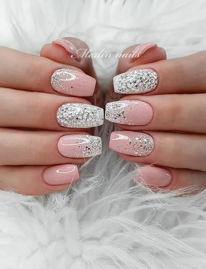 Красивый маникюр фото самый нежный Short Pink Nails Art Designs