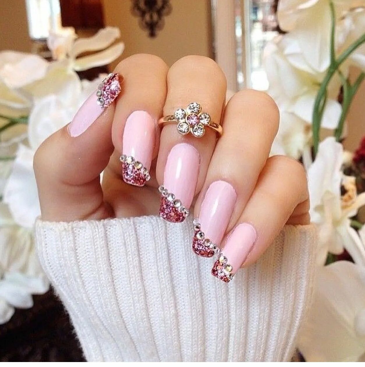Красивый маникюр фото самый шикарный 2024 Pin by Елена Ревина on Nail Glam Nail art, Pretty nails, Fashion nails