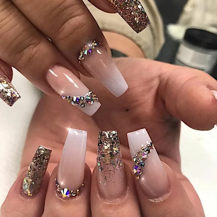 Красивый маникюр фото самый шикарный дизайн Pin by Sara Simball on My 21st birthday nails Bling nails, Best acrylic nails, P