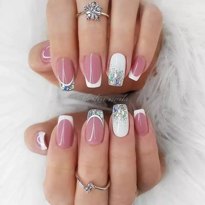 Красивый маникюр фото самый шикарный светлый Pin di paola garcia su nails Unghie gel, Unghie, Unghie graziose