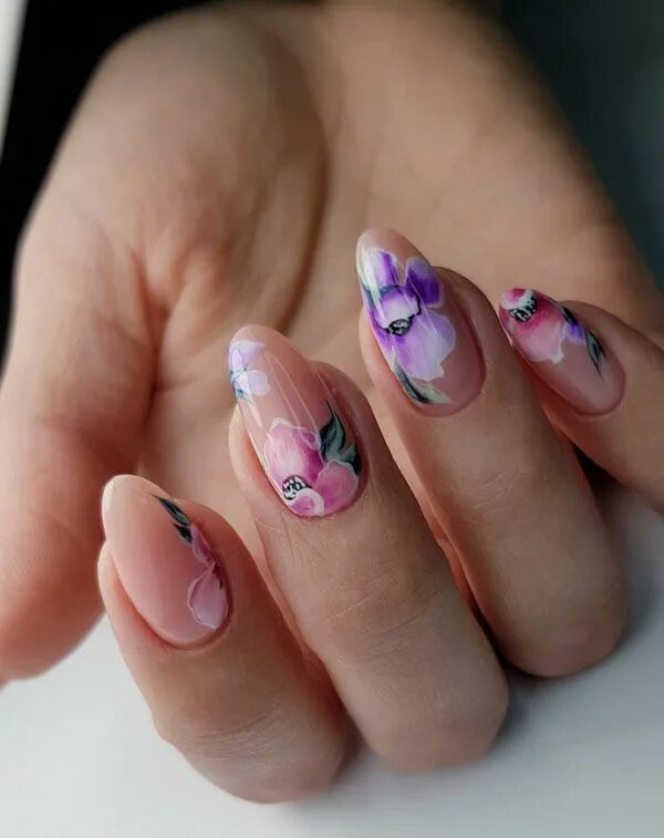Красивый маникюр фото весна 2024 дизайн Stylish Spring Nail Designs and Ideas 2021 Spring nail colors, Nail designs spri