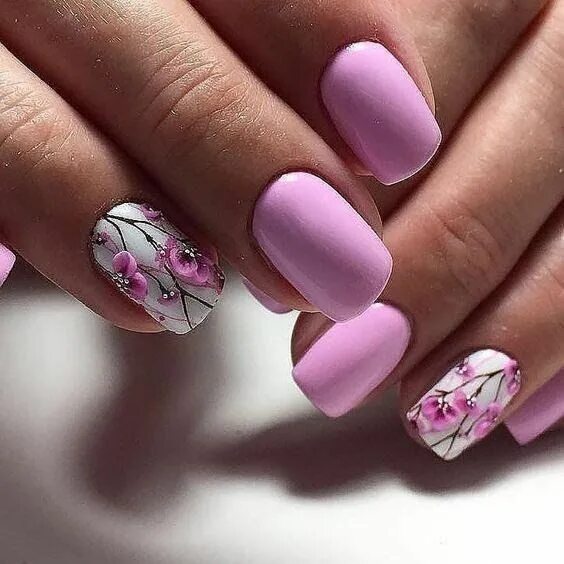 Красивый маникюр фото весна 2024 дизайн 50 Beautiful Spring Nail Design Ideas - The Wonder Cottage Nail designs spring, 