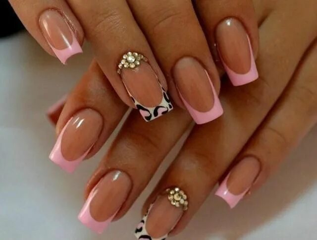 Красивый маникюр френч фото последние новинки 44 French Manicure Ideas on Different Shape and Nail Length Nail length, Nails, 